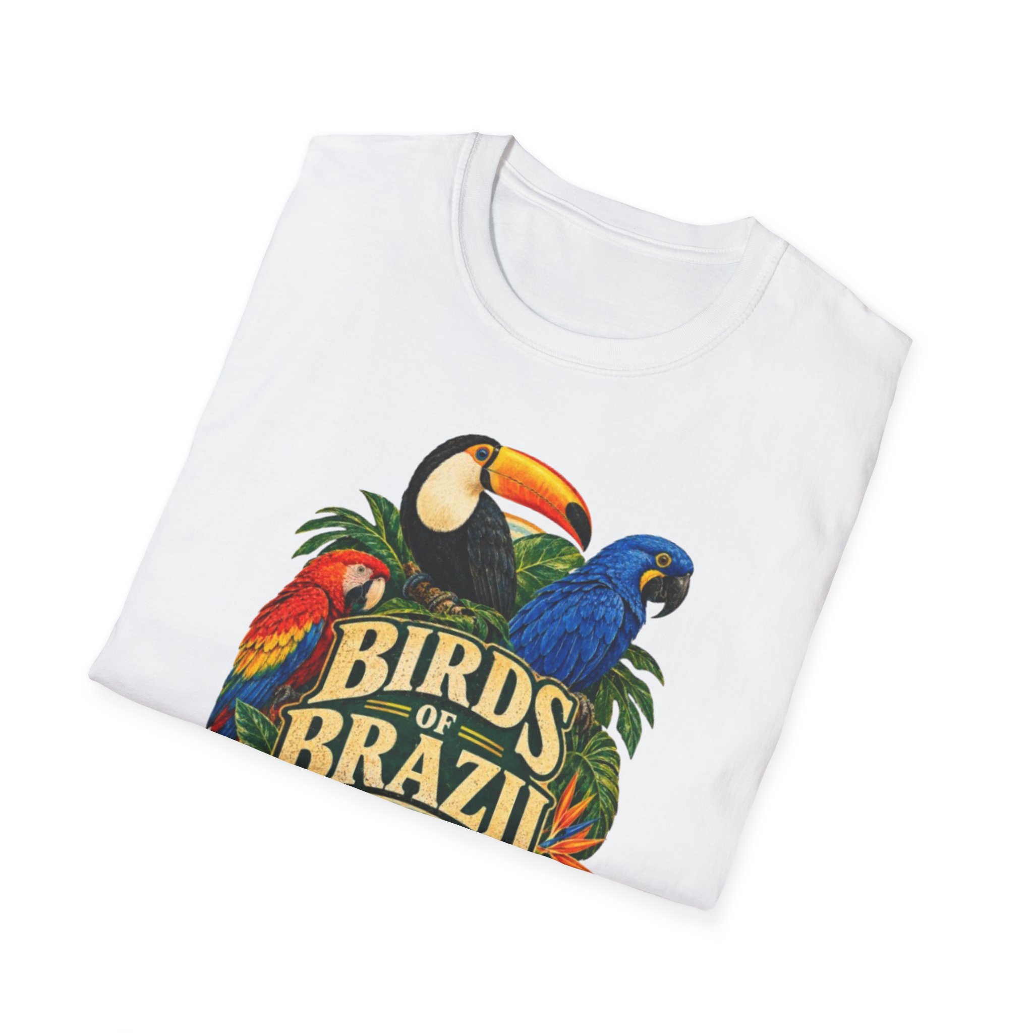 Birds of Brazil Tropical Bird T-Shirt - Image 4