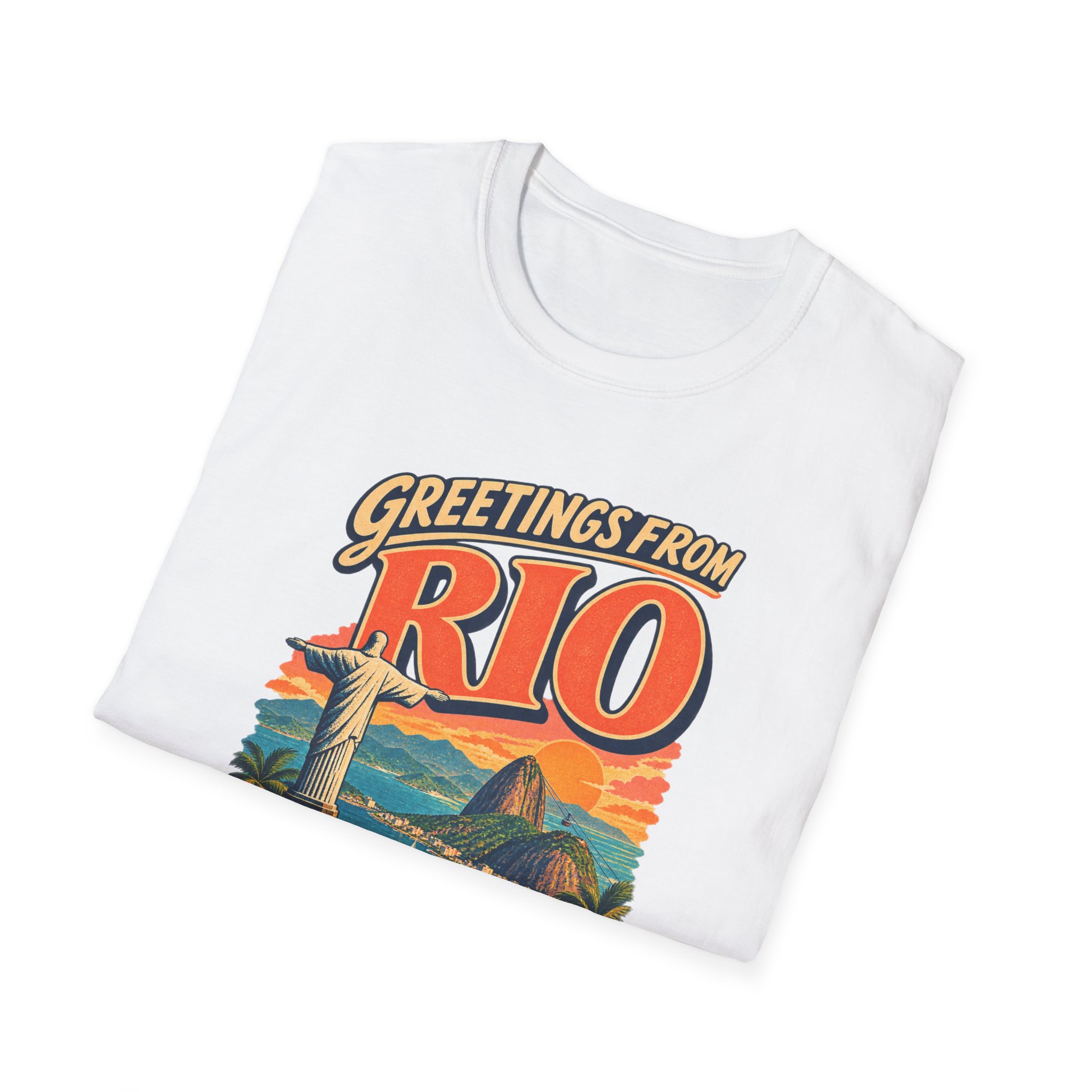 Greetings from Rio Tropical Vacation T-Shirt - Image 4