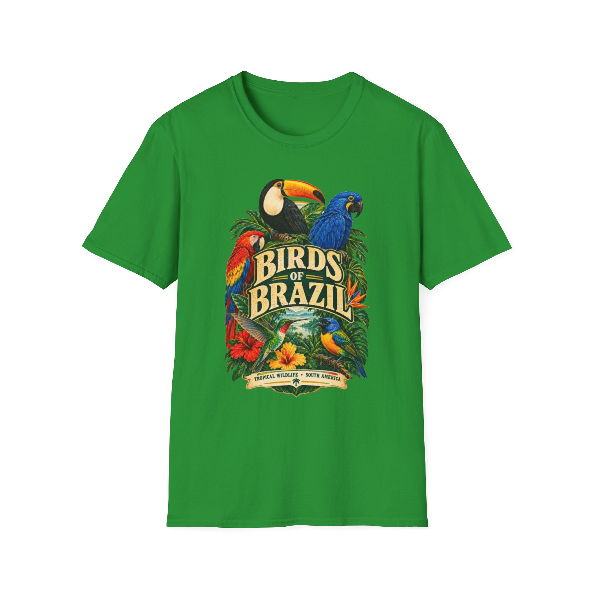Birds of Brazil Tropical Bird T-Shirt - Image 13