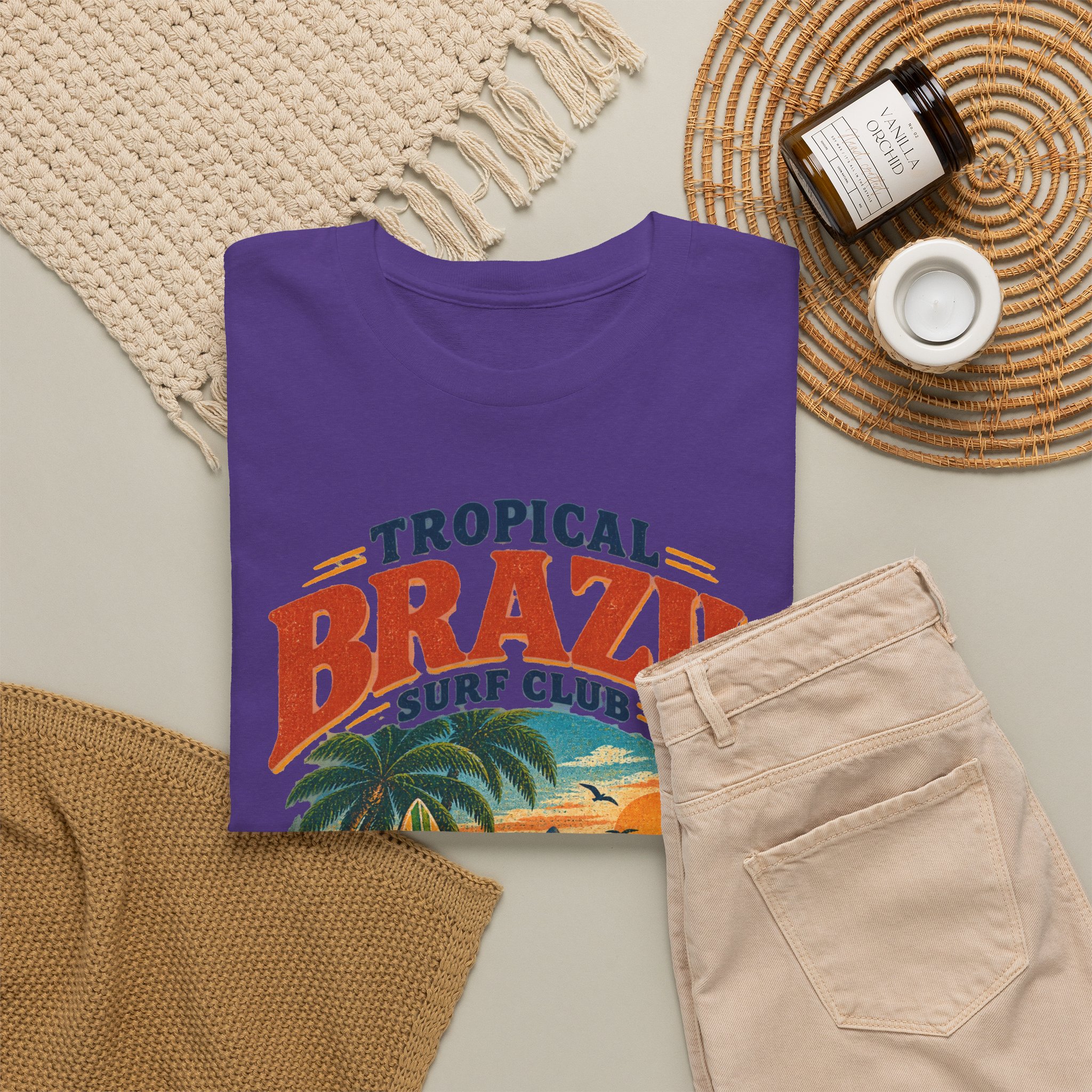 Tropical Brazil Surf Club Rio de Janeiro Graphic Tee - Image 24
