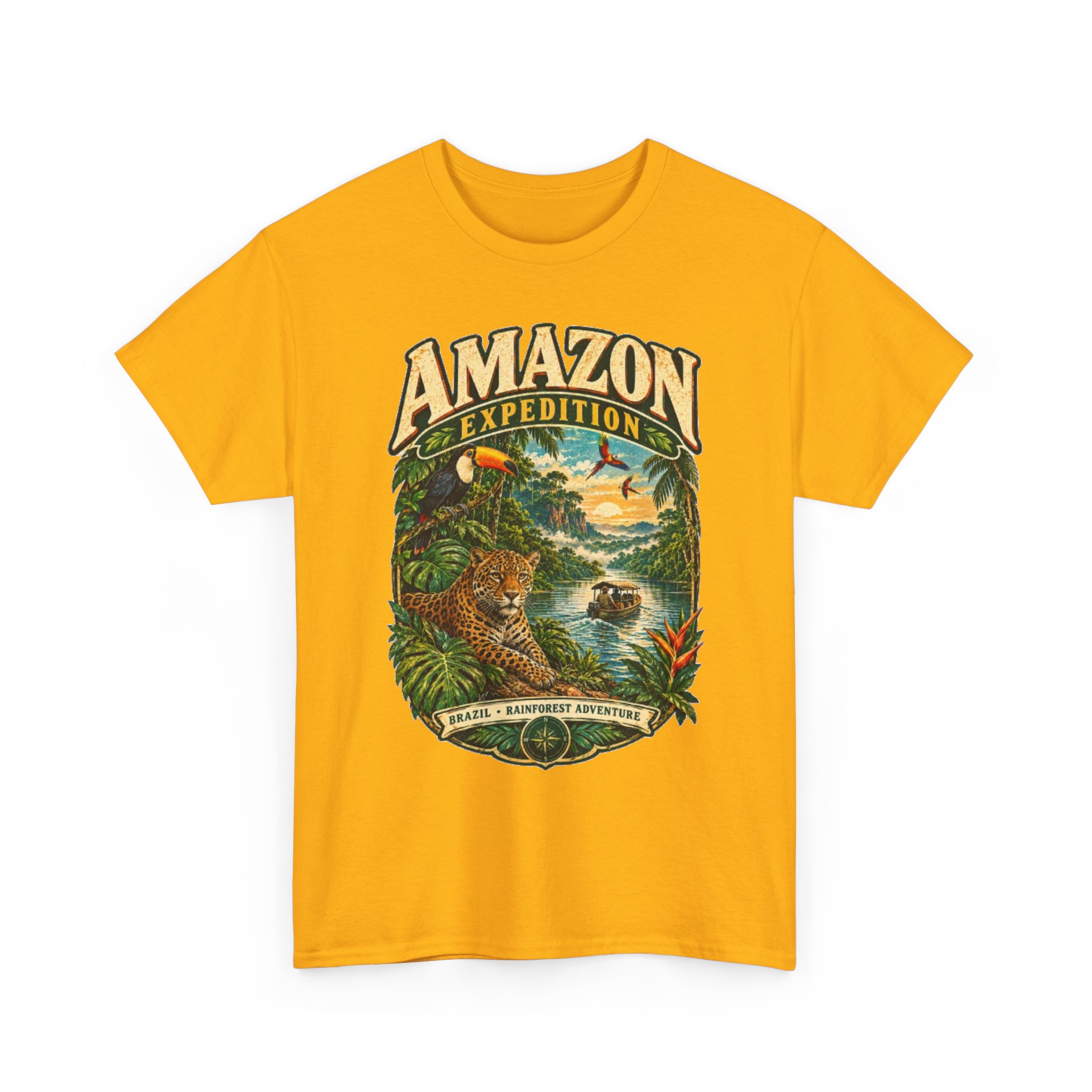 Amazon Expedition Wildlife Adventure T-Shirt - Image 9