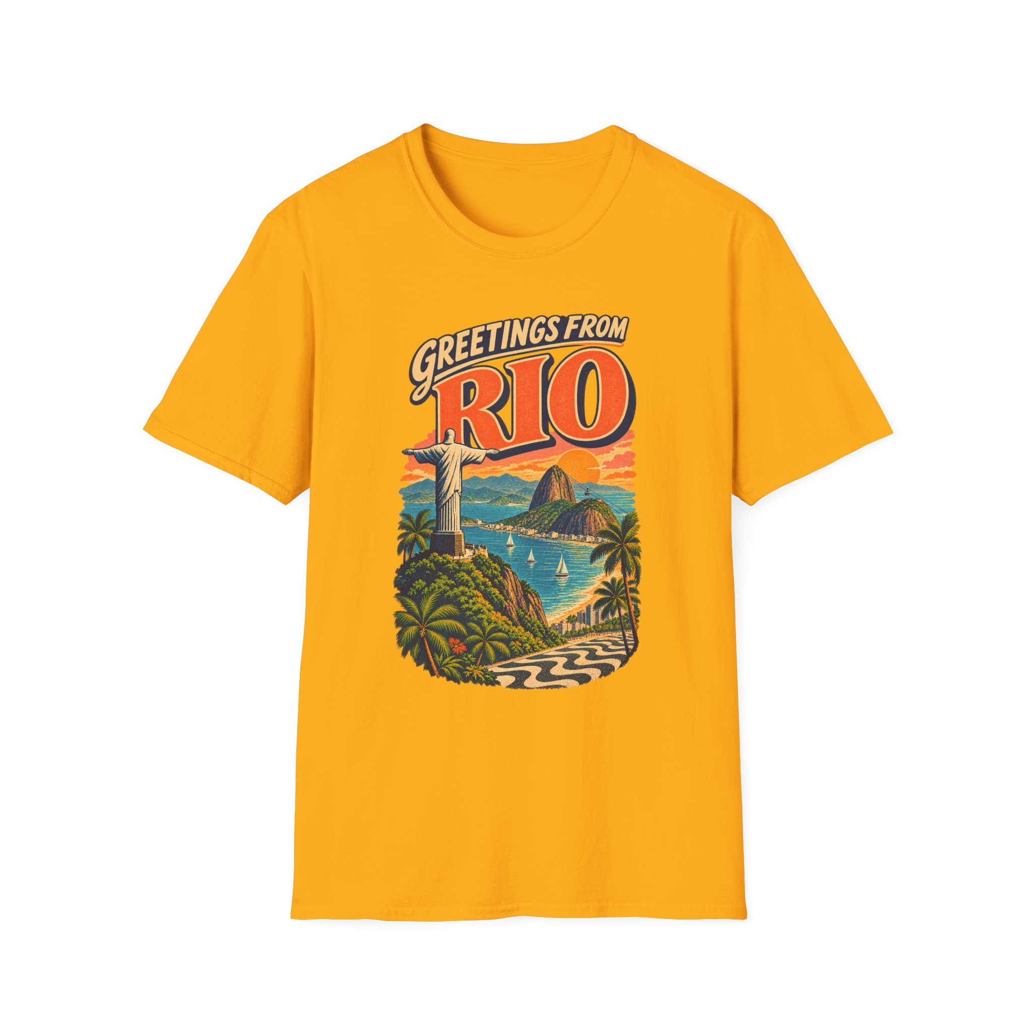Greetings from Rio Tropical Vacation T-Shirt - Image 9