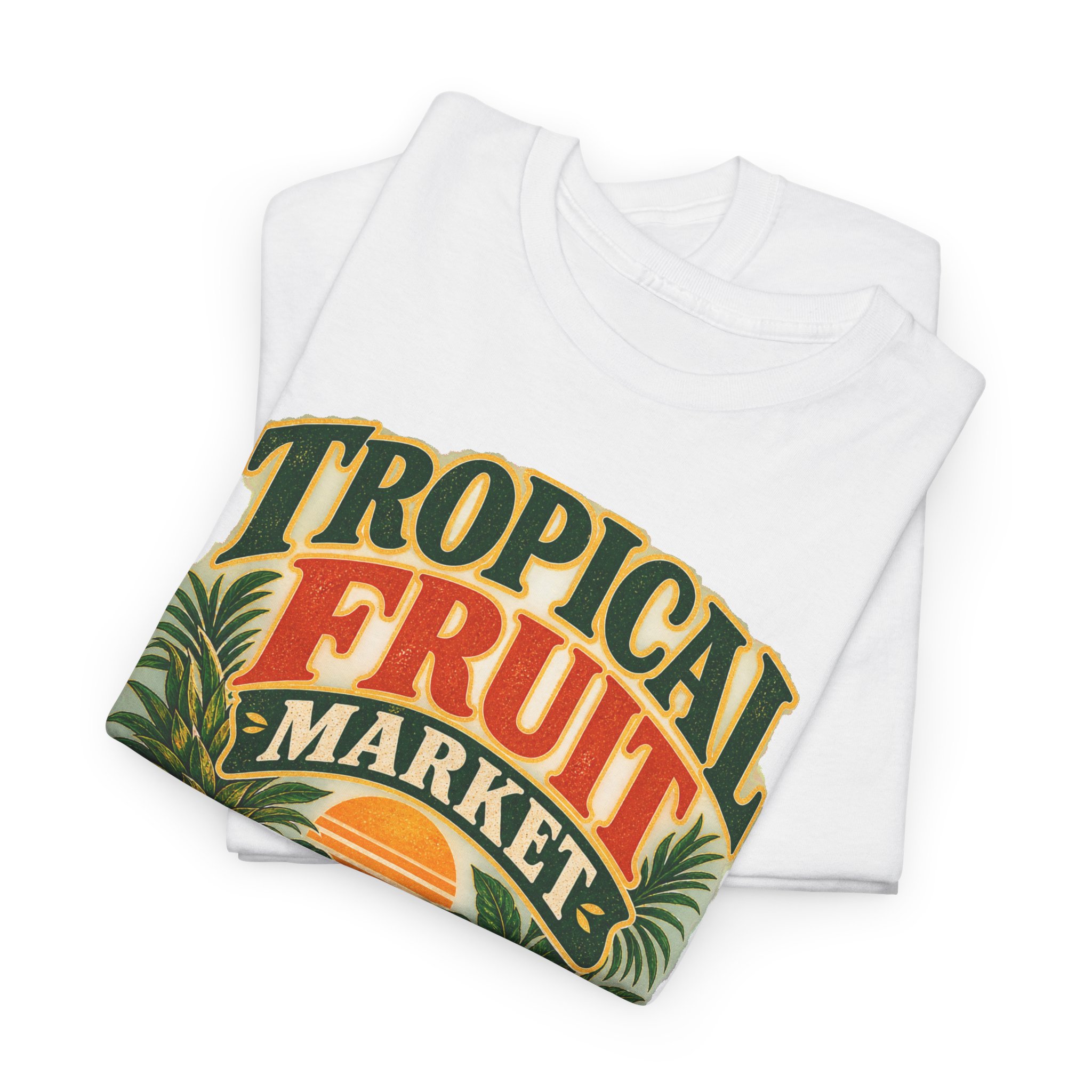 Tropical Fruit Market Graphic T-Shirt - Image 3