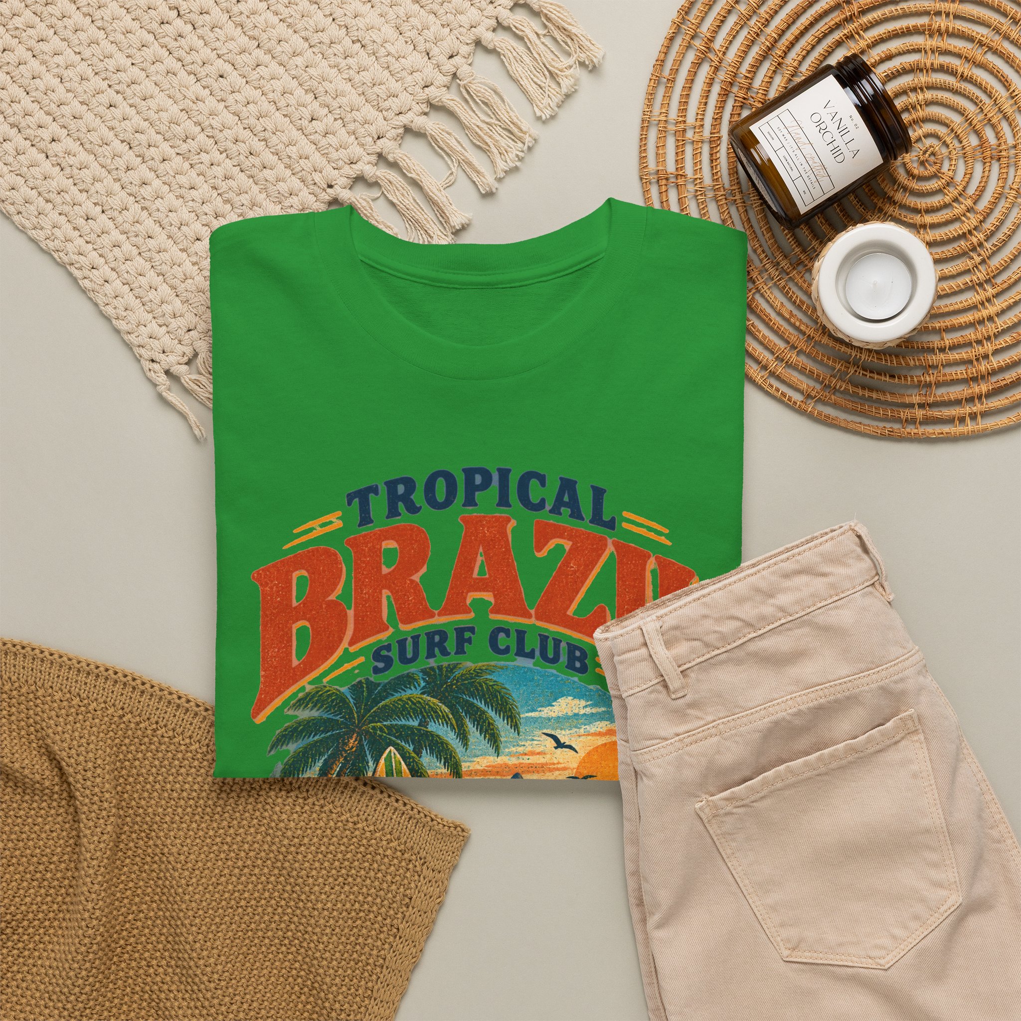 Tropical Brazil Surf Club Rio de Janeiro Graphic Tee - Image 16