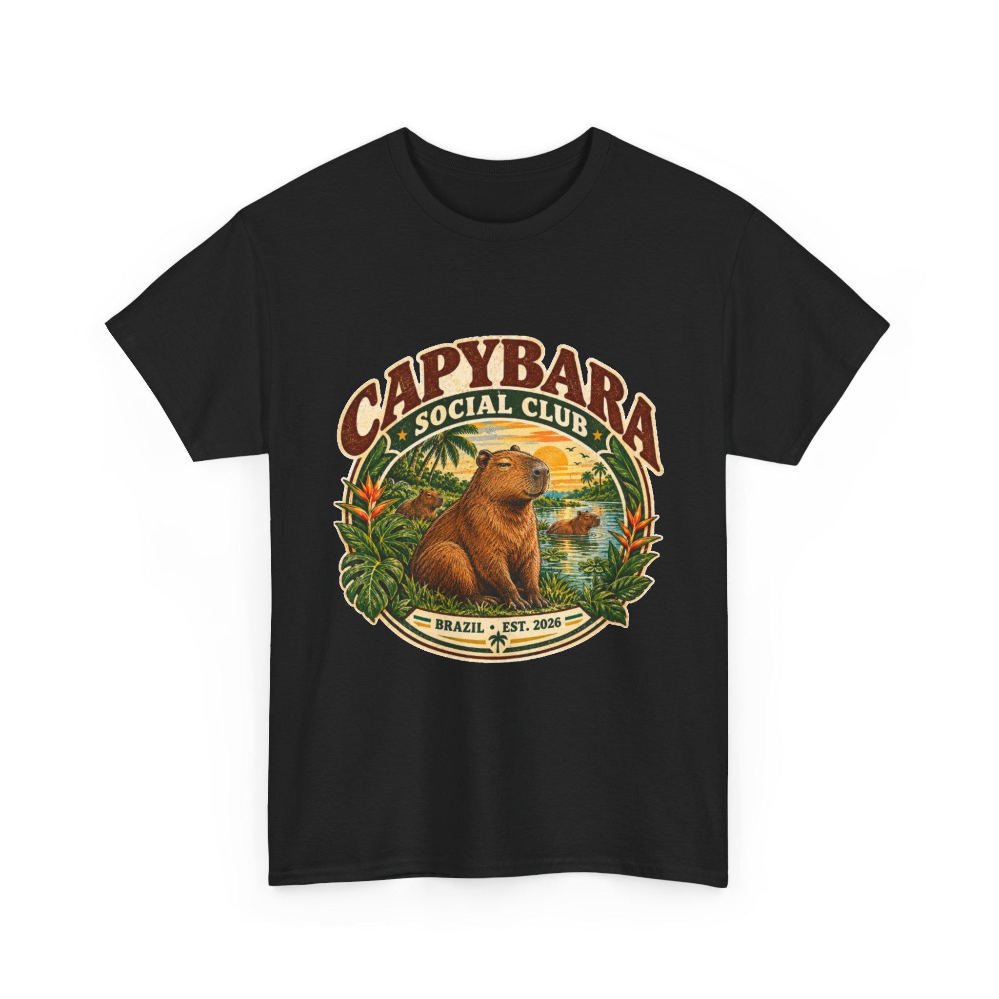 Capybara Social Club Graphic T-Shirt - Image 5