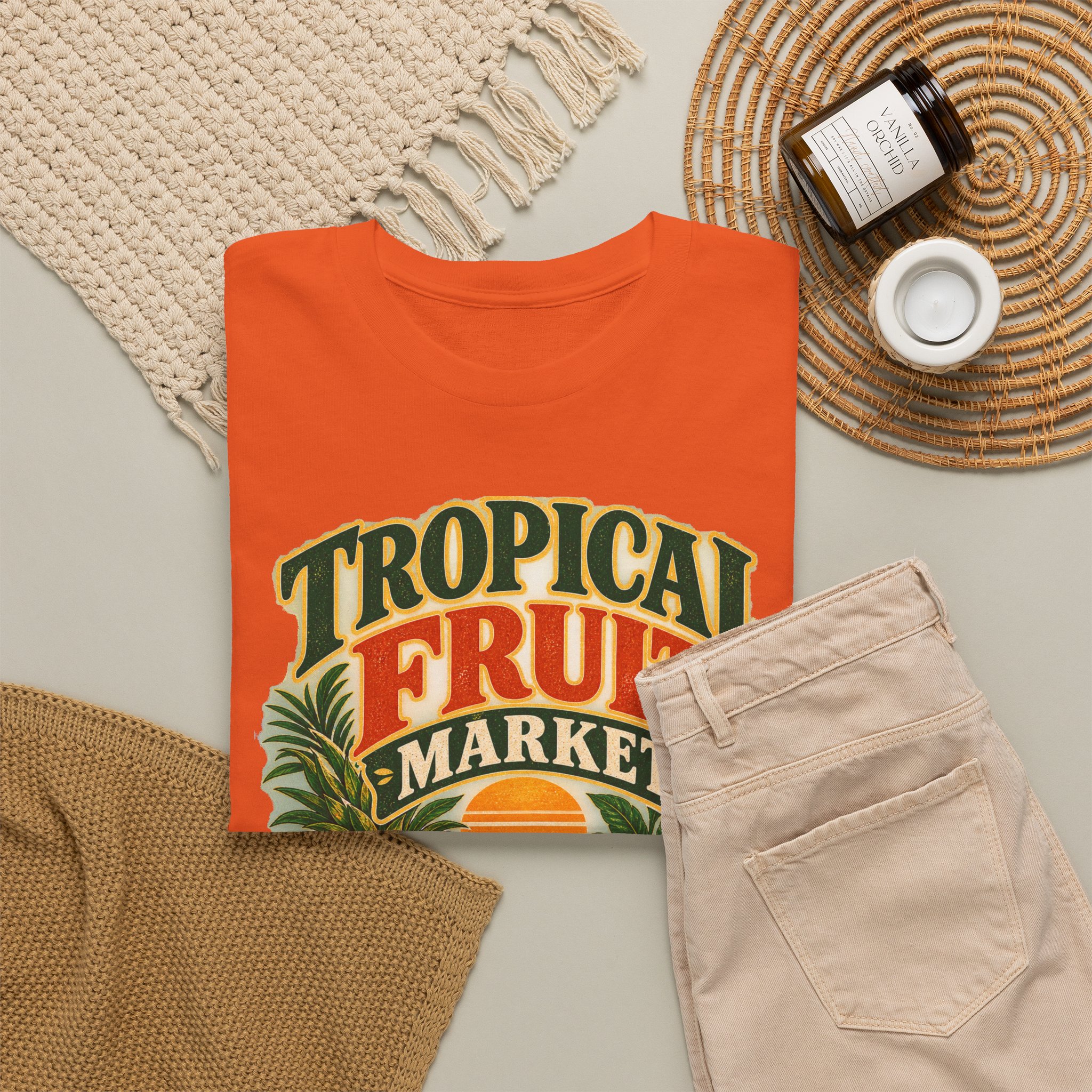 Tropical Fruit Market Graphic T-Shirt - Image 12