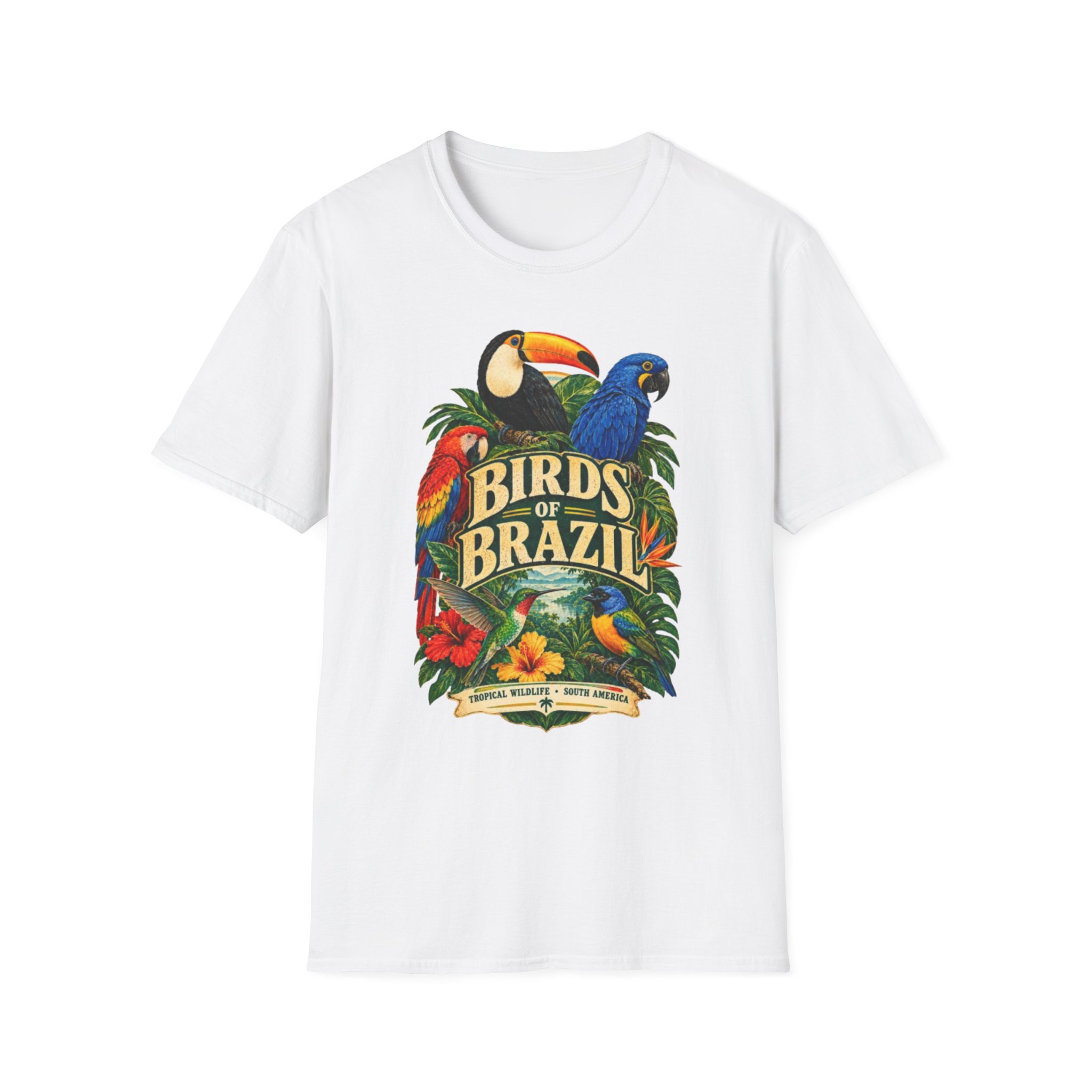 Birds of Brazil Tropical Bird T-Shirt