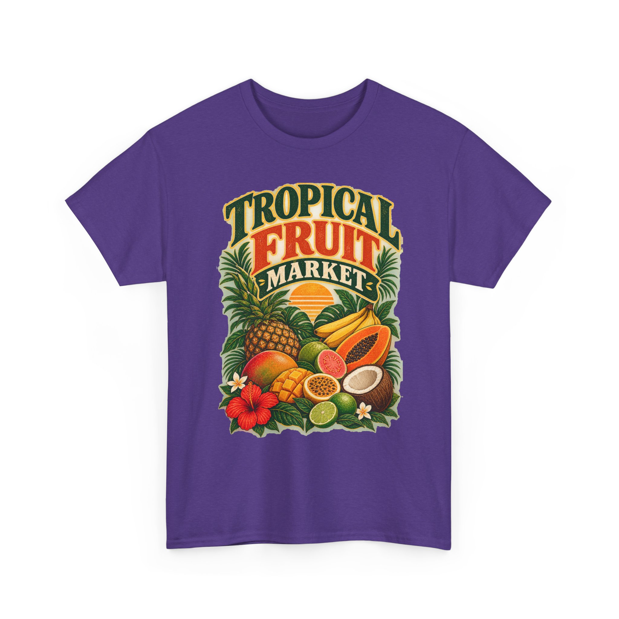Tropical Fruit Market Graphic T-Shirt - Image 17