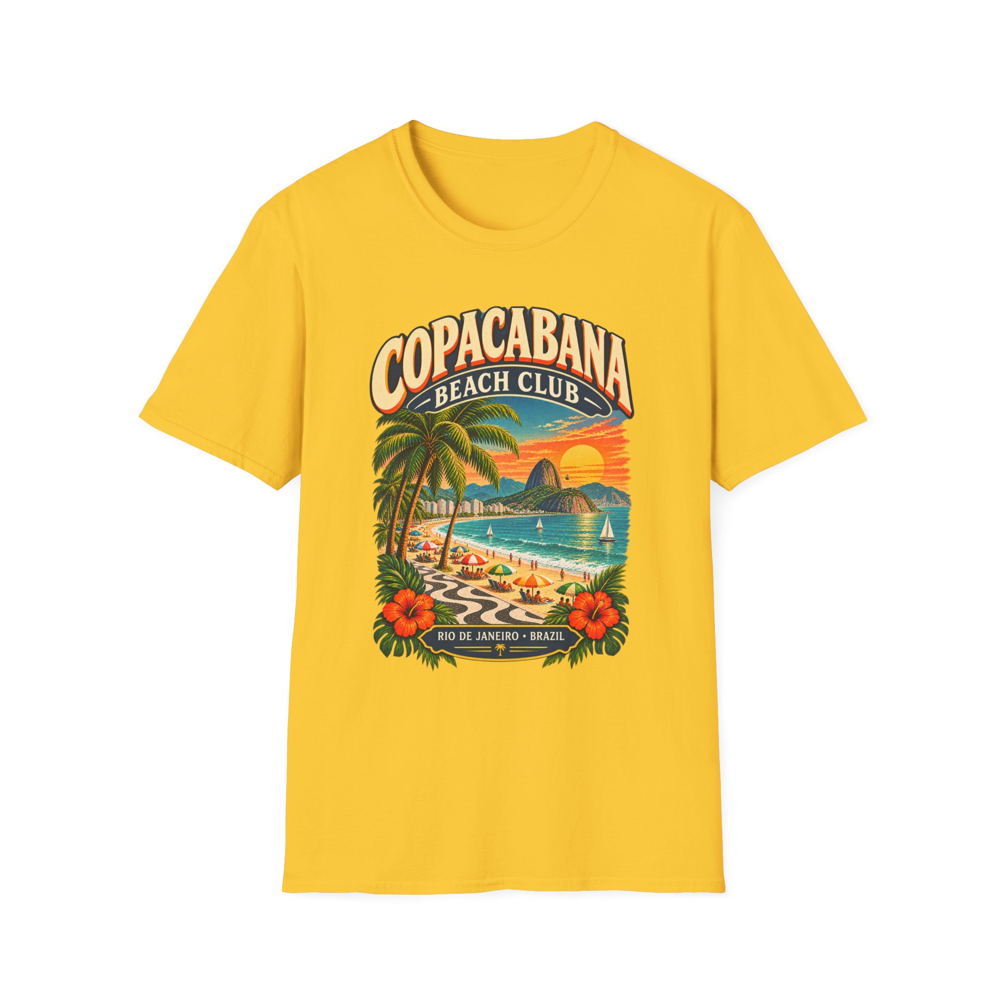 Copacabana Beach Club Tropical Vintage T-Shirt - Image 9