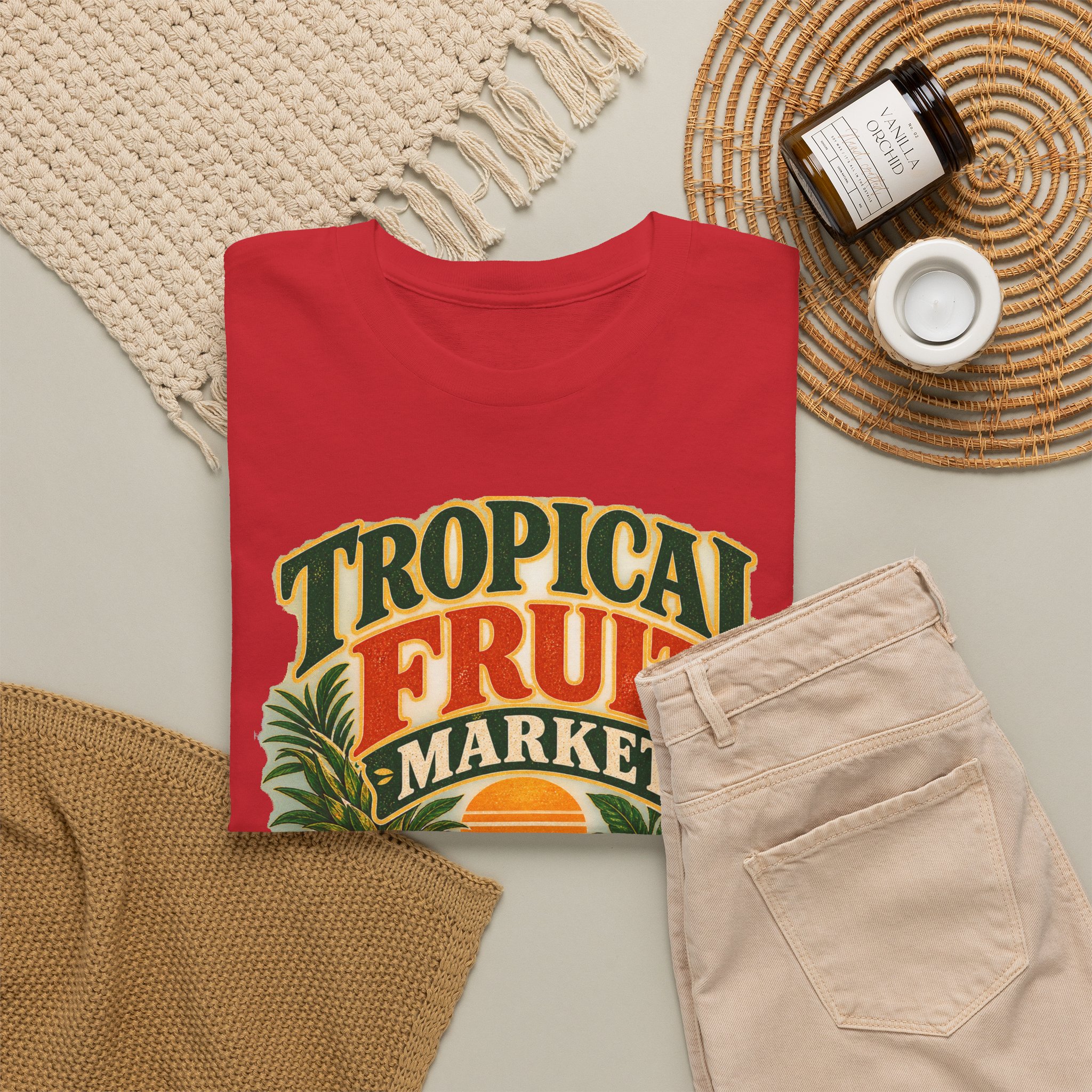 Tropical Fruit Market Graphic T-Shirt - Image 24