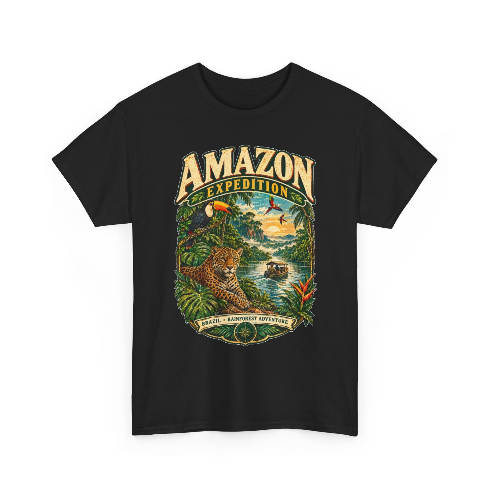 Amazon Expedition Wildlife Adventure T-Shirt - Image 5