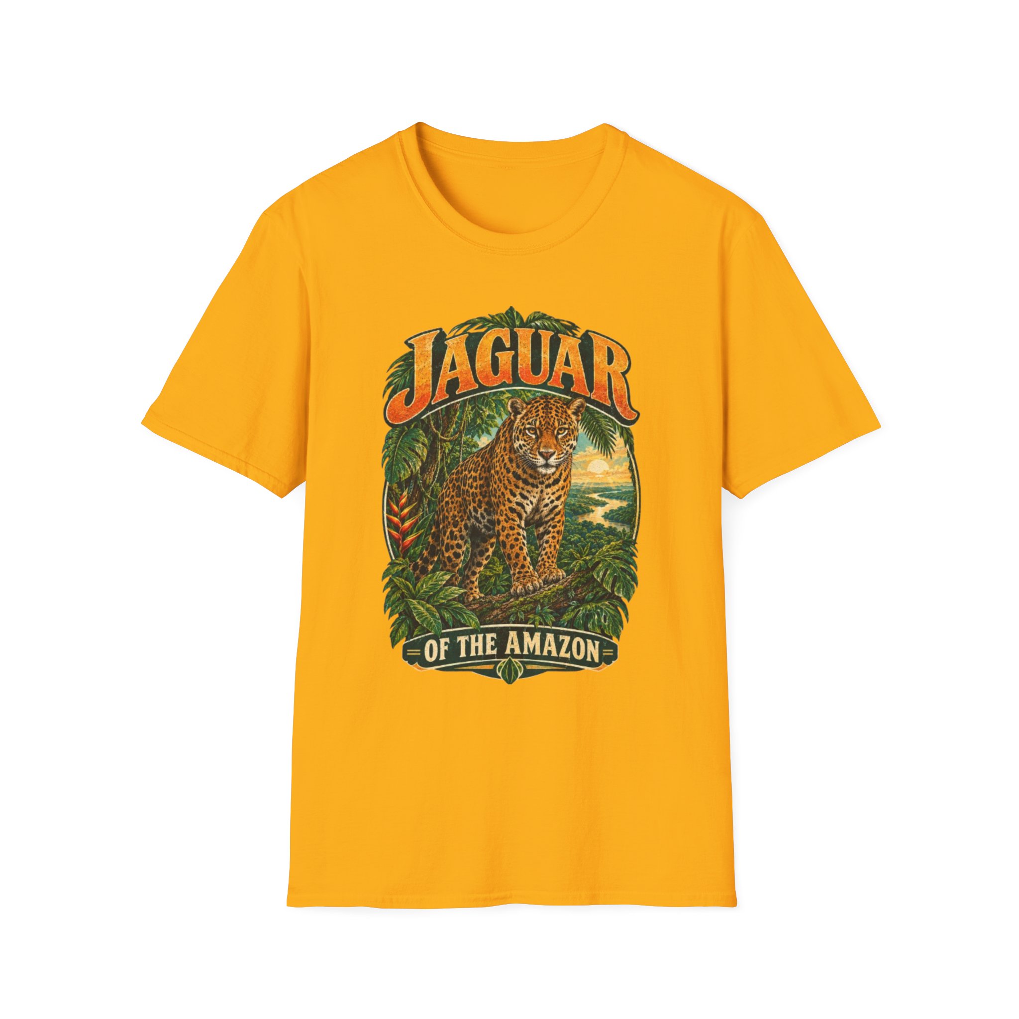 Jaguar of the Amazon Wildlife T-Shirt - Image 9