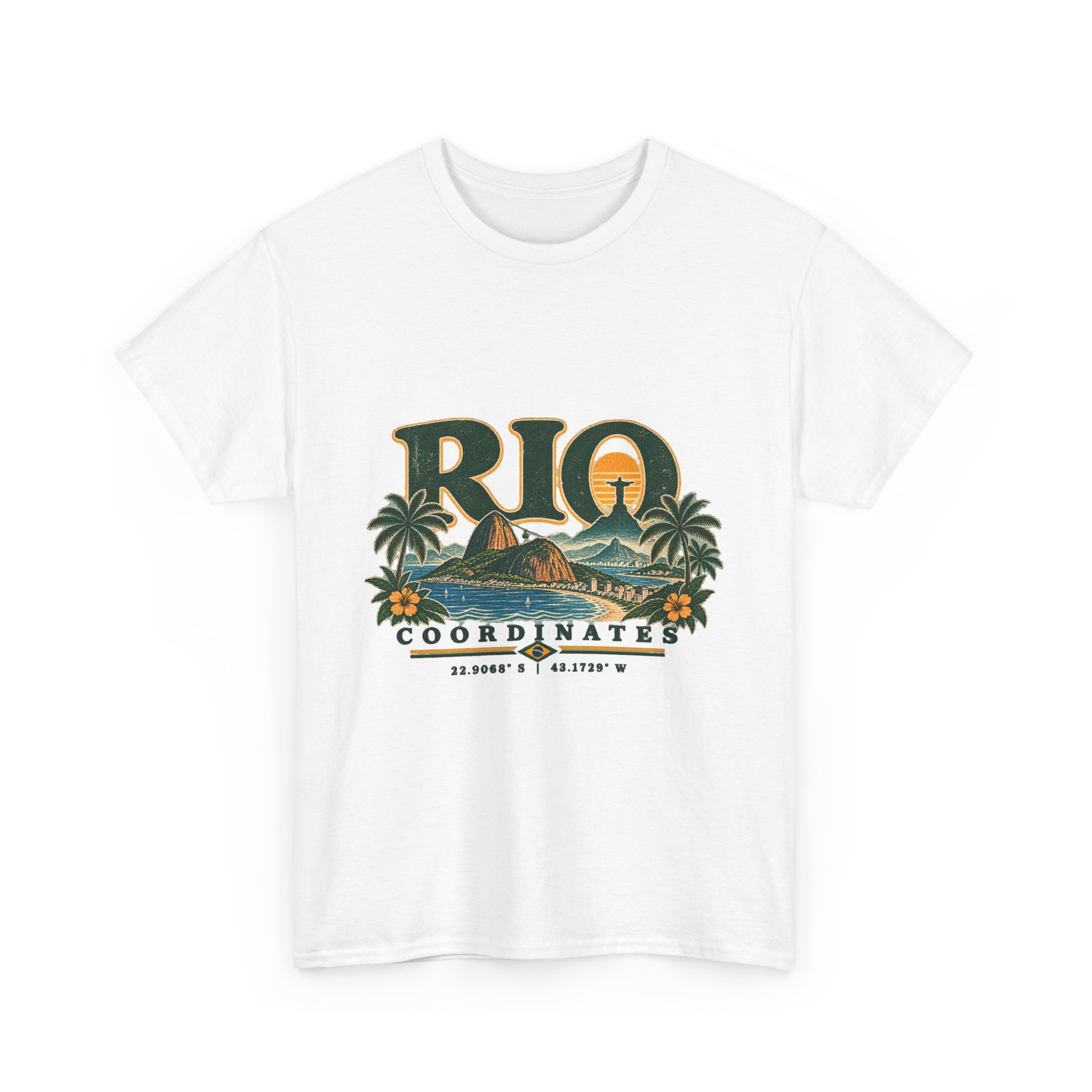Rio Coordinates Tropical Travel T-Shirt