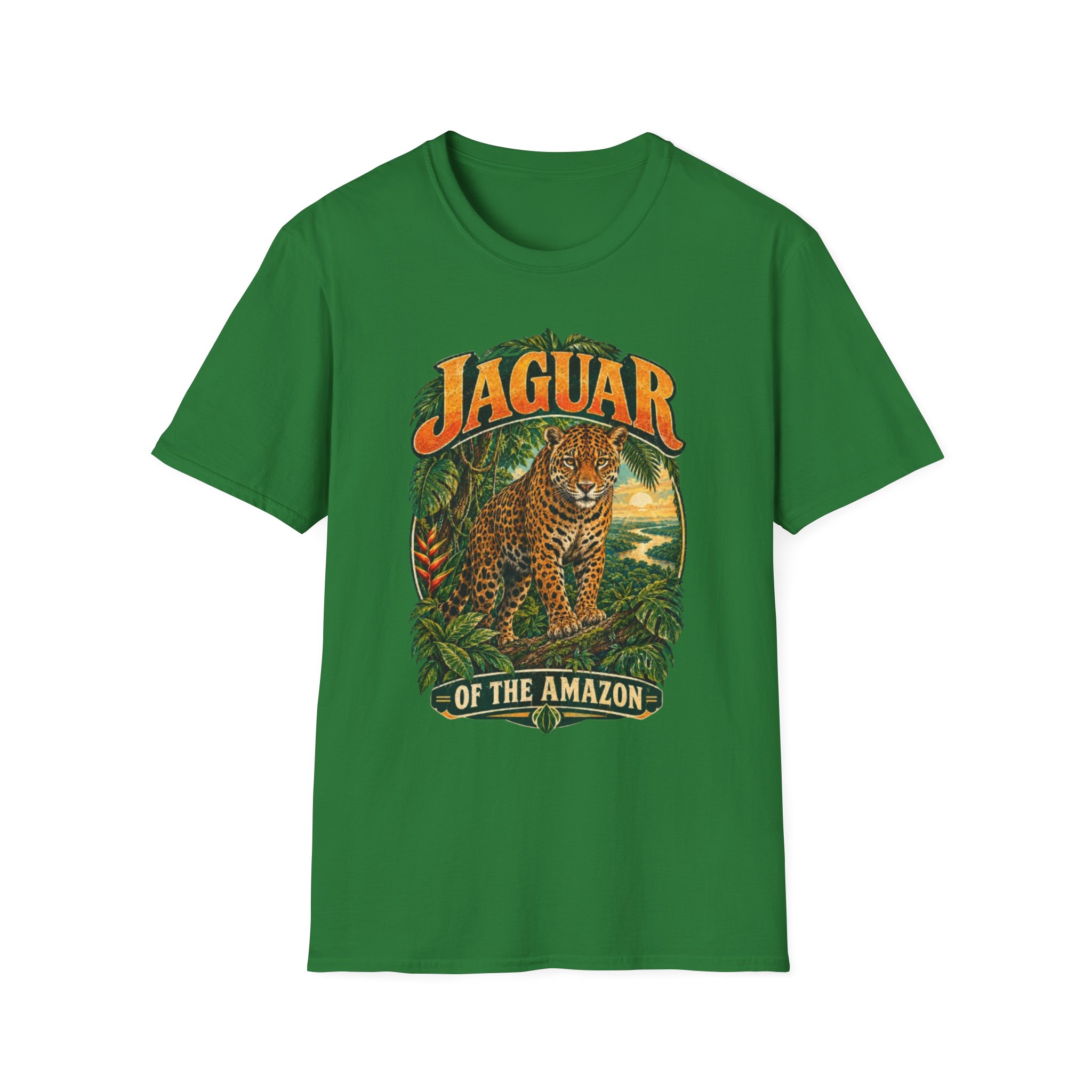 Jaguar of the Amazon Wildlife T-Shirt - Image 13