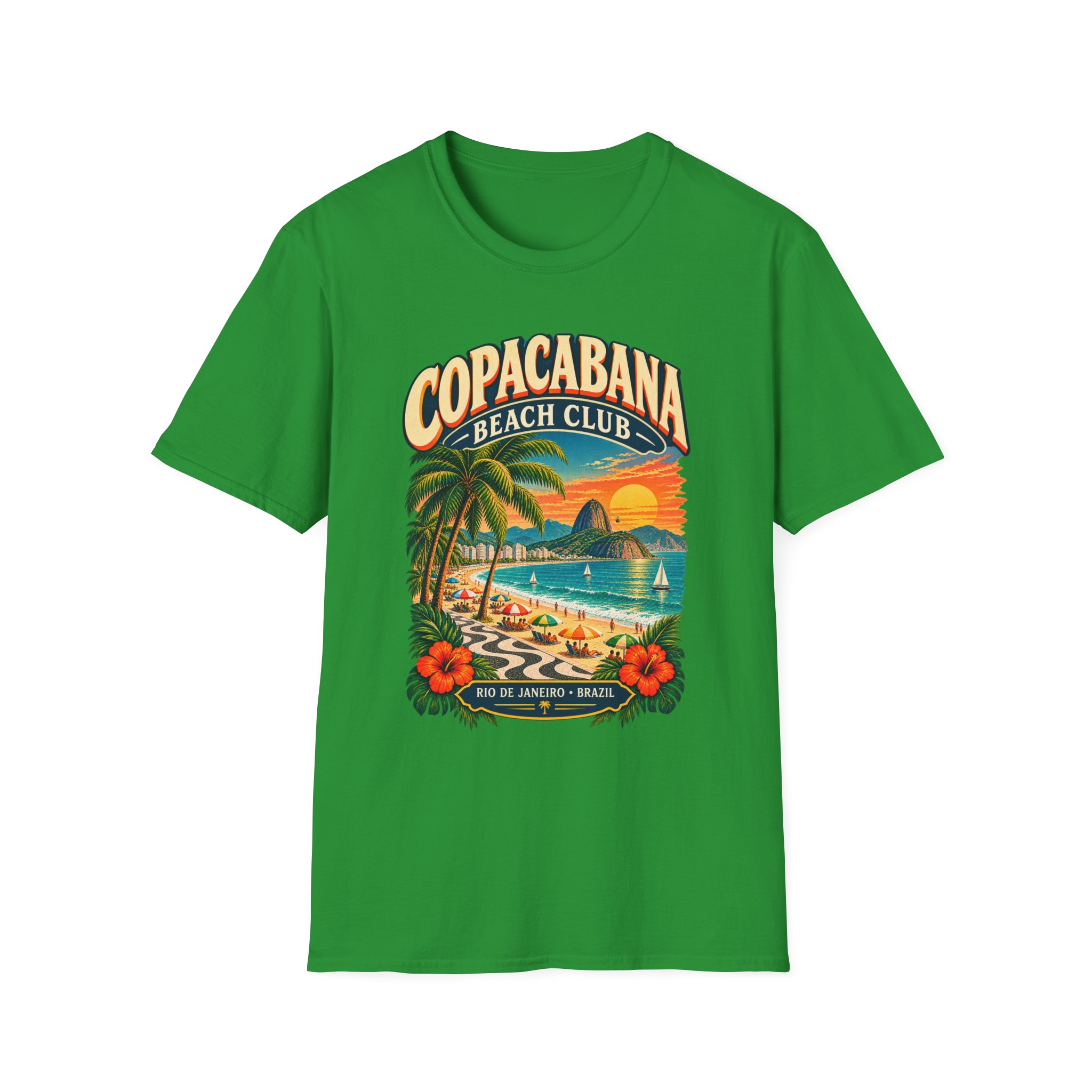 Copacabana Beach Club Tropical Vintage T-Shirt - Image 13
