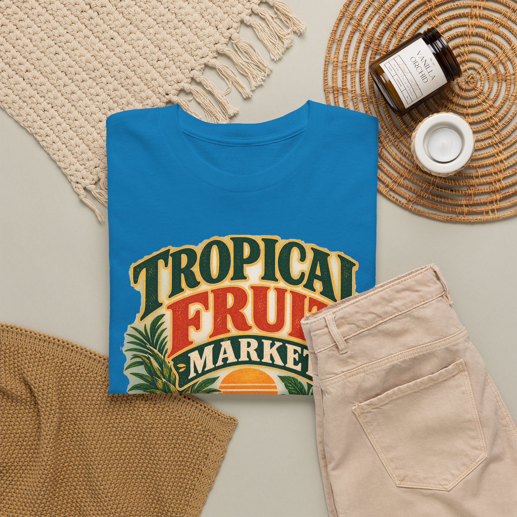 Tropical Fruit Market Graphic T-Shirt - Image 16