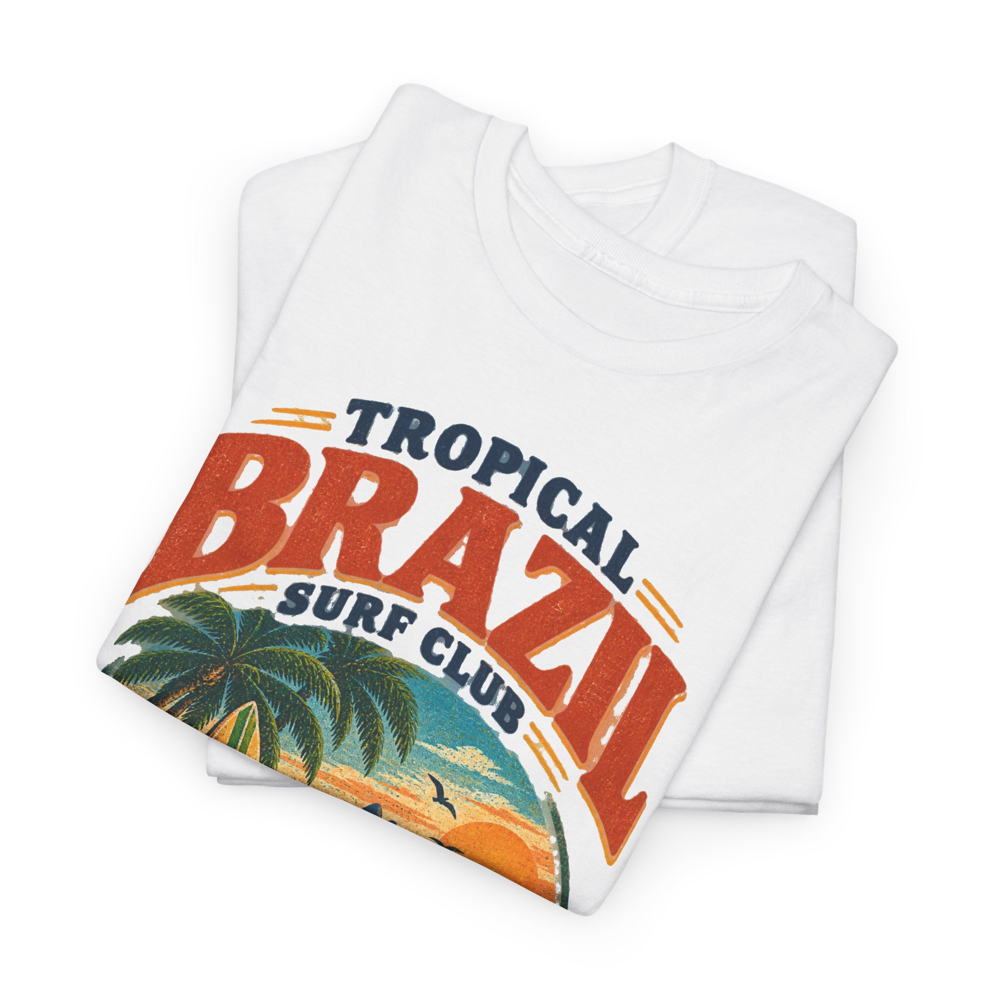 Tropical Brazil Surf Club Rio de Janeiro Graphic Tee - Image 3