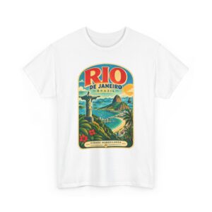 Rio de Janeiro Brazil Vintage Travel Poster T-Shirt