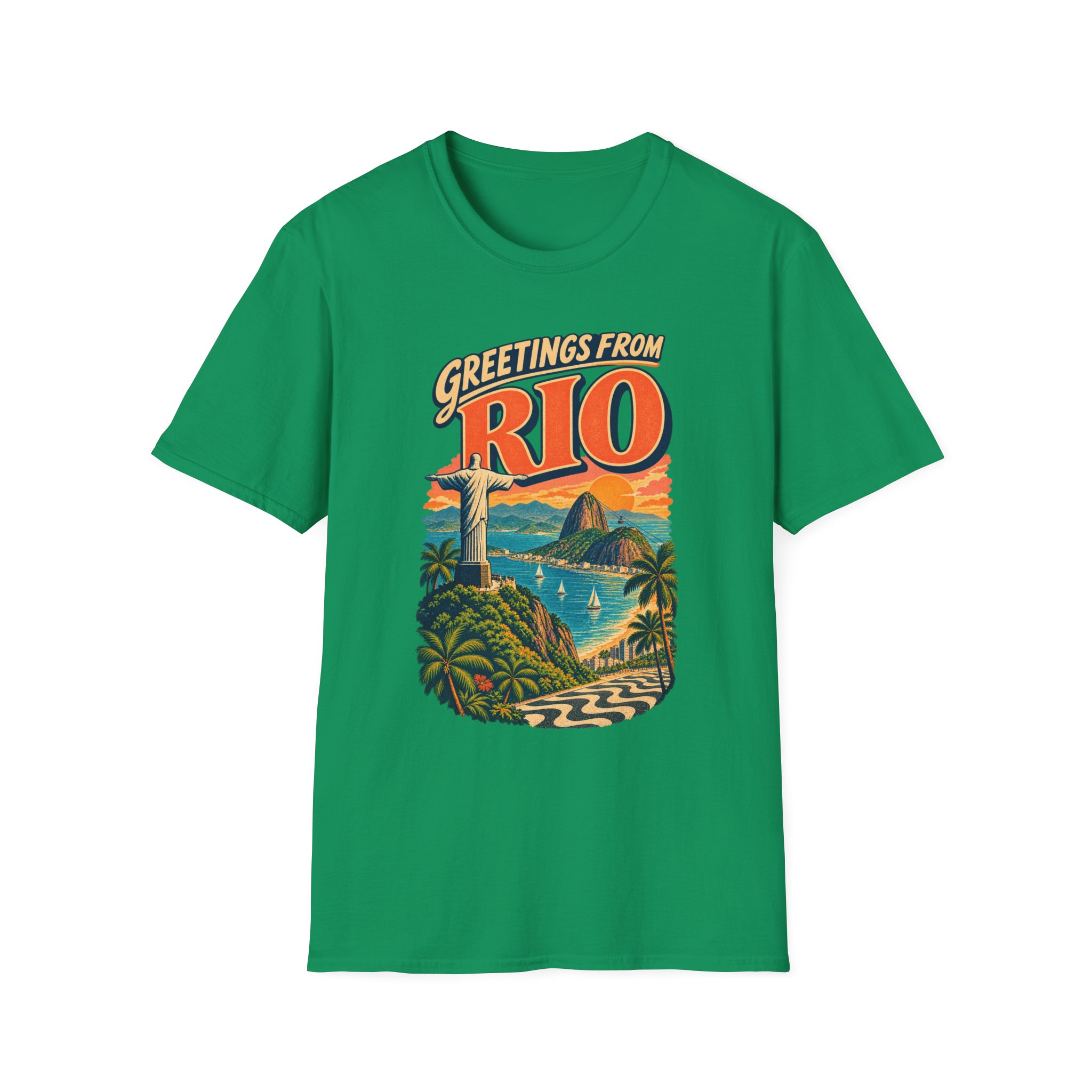 Greetings from Rio Tropical Vacation T-Shirt - Image 13