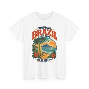 Tropical Brazil Surf Club Rio de Janeiro Graphic Tee