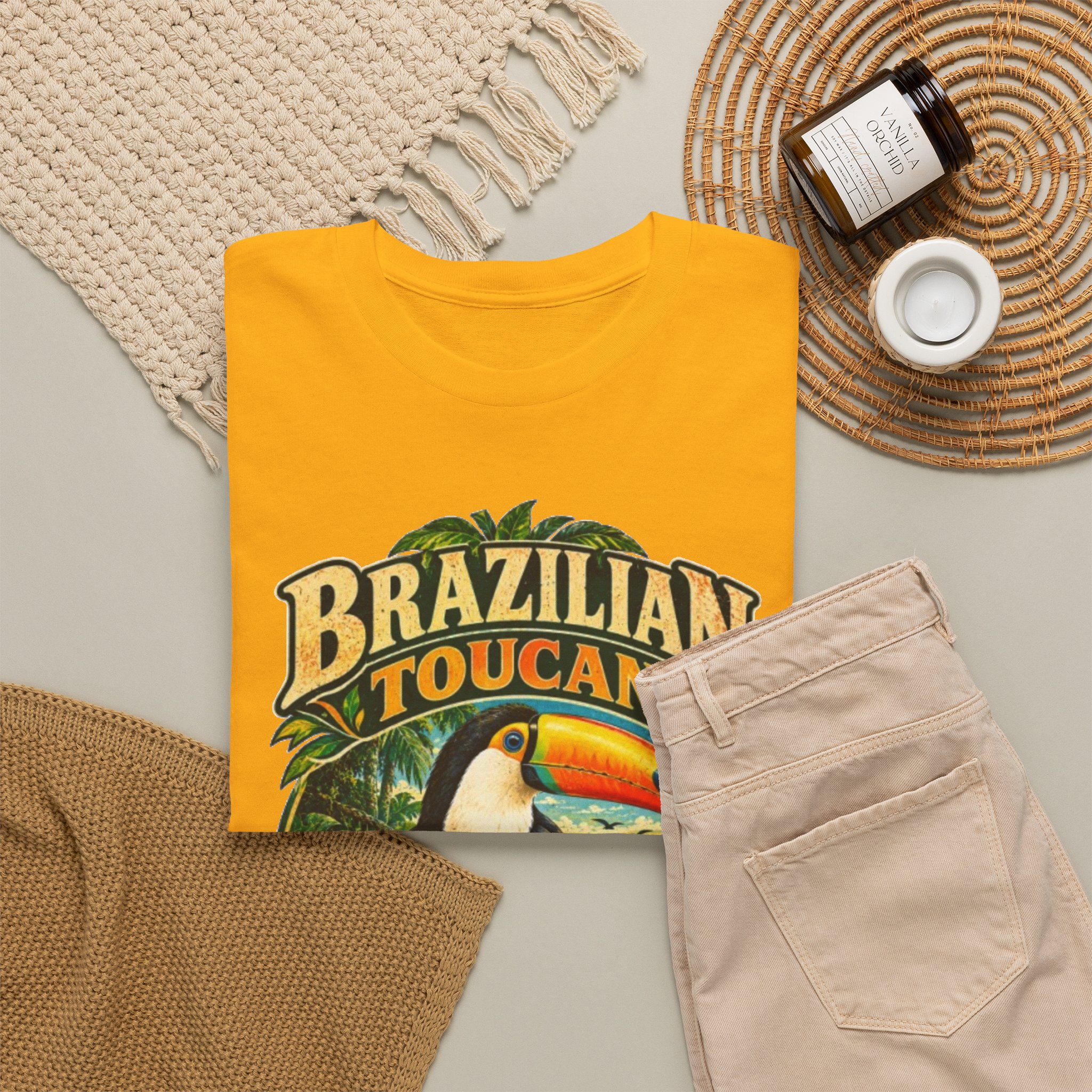 Brazilian Toucan Tropical Bird T-Shirt - Image 12