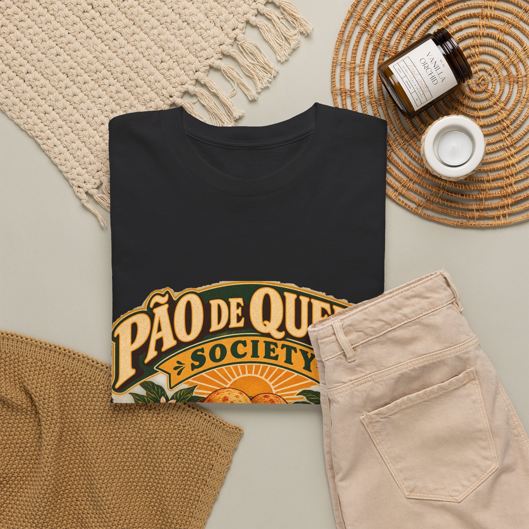 Pão de Queijo & Society Brazilian Cheese Bread Graphic Tee - Image 8